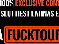 latin redhead's tight pussy stretched wide by tourist's big cock