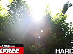 ohh big booty newbie addis fouche she beggin for that hardcore anal poundin from monster black cock