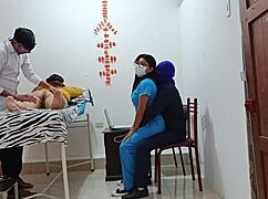 Patients' Wild Foursome Erupts in Doctor Office Roleplay?