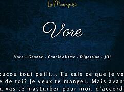 Massive french giantess vore joi audio blasts huge strokes