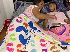 Horny Stepmom Slut Sneaks Cock Ride in Dark Dawn Hours