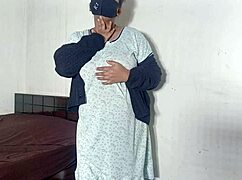 college girl niharika explores her tight virgin pussy in the bedroom