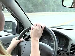 damn that thick ebony hitchhiker takes bbc anal