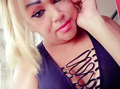 Carolina transexual slams intense solo anal assfucking crossdressing action