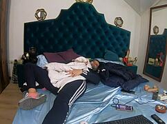 Milfycalla masturbates dances in tight shorts preview