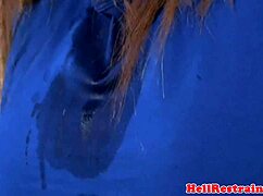 restrained sub takes brutal bdsm humiliation in heels