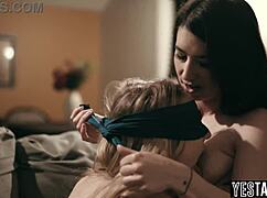 Sly big-titted milf therapist indulges in steamy lesbian threesome with patients