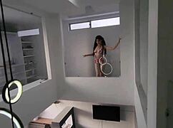 trailer tease turns into sexy model ass fucked by photographer outdoors