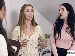 you both cheated so let's threesome lick pussies now