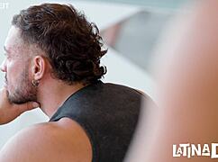 my latina ass shakes riding fitness coach's monster cock cumshot