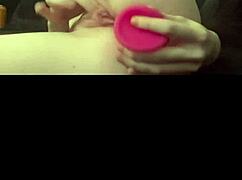 She squirts hard on webcam horny british teen slut toys her pussy