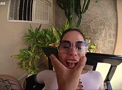 choking on ass-to-mouth cock gagging down cum and piss in total home humiliation hell