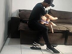 Desperate housewife submits to cop's every demand to save her husband's arrest