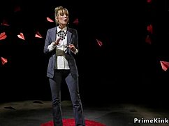 Blonde domme, ready for me to strapon anal fuck your bound black slave ass? 😈