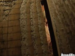 lesbian mistress watches bound slave finger big ass to screaming orgasm submission