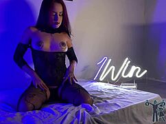 safada gets wet for my cock before live, handjob and masturbation with small tits 😘🔥