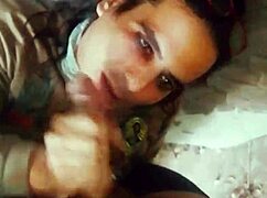 mi novia me lleva al patio y me hace un super oral garganta profunda balcony style