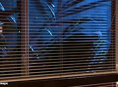 imagine this student bound tight, choked, and monster cock slammed deep