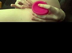 She squirts hard on webcam horny british teen slut toys her pussy