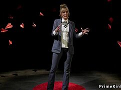 Blonde domme, ready for me to strapon anal fuck your bound black slave ass? 😈