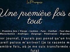 hey, first time french futa audio porn got me hooked already