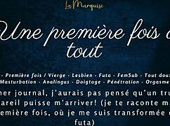 hey, first time french futa audio porn got me hooked already