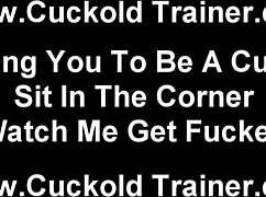 wanna watch your wife take that huge black cock right in front of you?