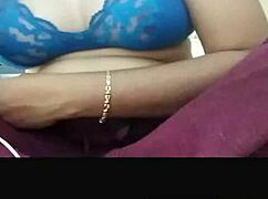 hyderabad cam girl sirisha fingers her wet pussy in steamy solo show