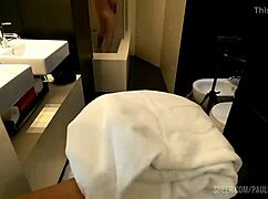 Marina gold cums hard from rough shower anal with gaping ass sloppy deepthroat face fuck and tight pussy destruction