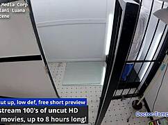 dr tampa trades cash for petite kalani luana's nurse playtime