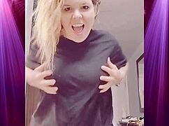 shaking my juicy booty in boyfriend's clothes while he watches all dominated