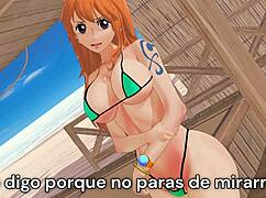 nami gives hot joi instructions in spanish on how to stroke your cock right
