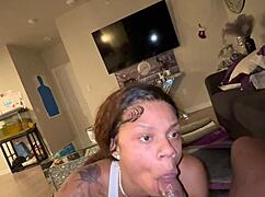 Skinny Slut Deepthroats BBC Till He Nuts Down Throat