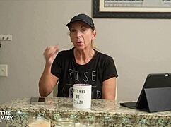 madi blaze stepmom caught shower sucks son's hard cock deep