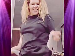 shaking my juicy booty in boyfriend's clothes while he watches all dominated