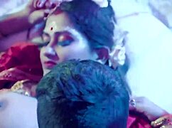 Young Indian Couple's Suhaag Raat First Night Missionary Doggystyle Creampie Sex Dirty Hindi Audio