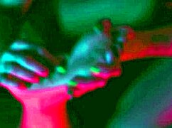 my huge feet get licked first time ever in life!!