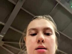 imagine working out at the gym fingering a teen's big natural tits pussy then fucking her hard publicly