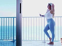 curvy nympho nina kayy feels every inch bouncing oiled on big black cock till facial cumshot