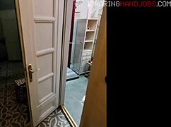 whoa surprise my petite brunette babe deepthroats that monster cock. she swallows every drop like a champ