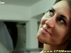 cfnm party girls undress jerk off horny stud