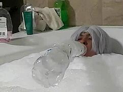Cyno Enjoys Relaxing Solo Bubble Bath Session