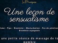 French solo handjob lesson with gentle praises?