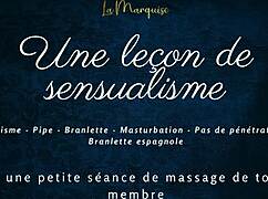 French solo handjob lesson with gentle praises?