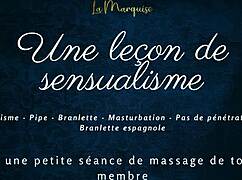 French solo handjob lesson with gentle praises?