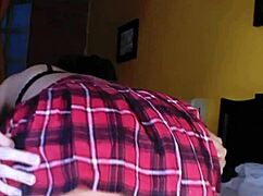 horny argentinian babysitter rides my hard cock cowgirl style non-stop while kids sleep - hot college teen compilation