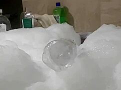Cyno Enjoys Relaxing Solo Bubble Bath Session