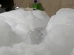 Cyno Enjoys Relaxing Solo Bubble Bath Session