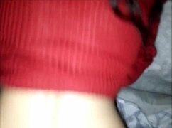 I'm pegging him hard with strap-on early on.