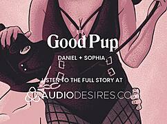 Mistress Fucks Obedient Pup's Chastity Anal Tail Plug Creampie